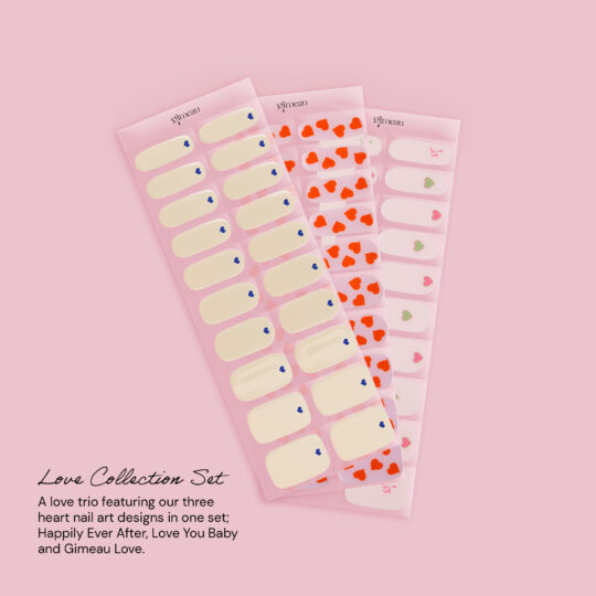 Love Collection Set Gimeau Gel Nagel stickers
